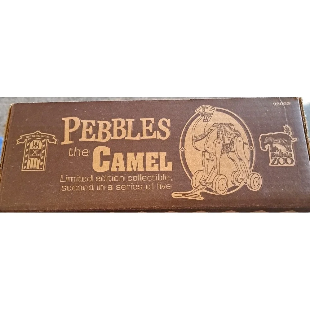 Fisher Price Toy Town Buffalo Zoo Pebbles the Camel Limited Edition TOYFEST1999